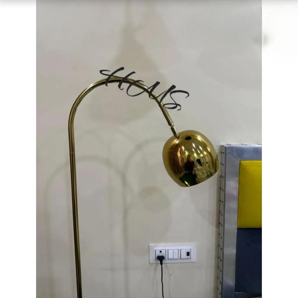 Nowoczesna lampa podłogowa łukowa z kloszem miskowym Eleganckie oświetlenie do biura, hotelu, dekoracji domu Lampa podłogowa do salonu, sypialni i jadalni