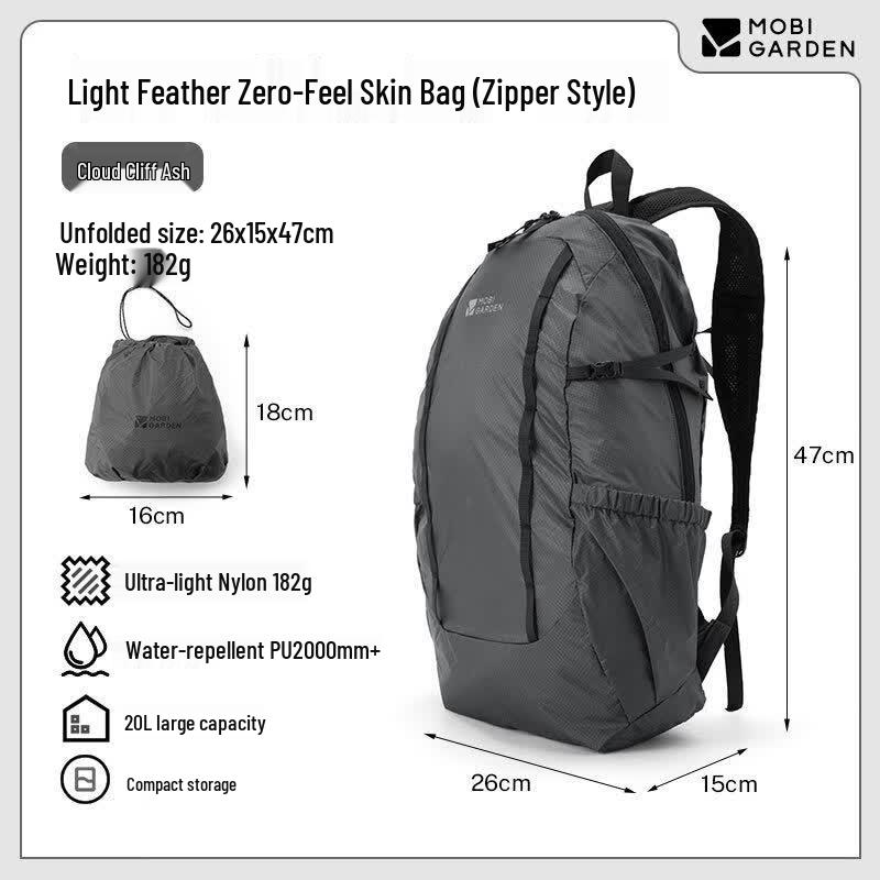 Mobi Garden Ultralight Foldable Backpack
