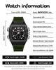 SANDA SD3396 Electronic Watches for Man Dual Display Luminous Alarm Clock Sports Waterproof LED Digital Watch