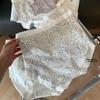 Plus Size Women's Cotton Floral Jacquard High Waist Tuck Tuck Hip 7A Antibacterial Extension Crotch Underwear