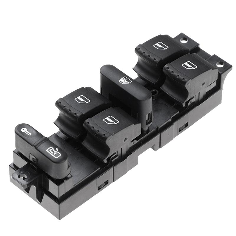 Power Window Switch For  Golf Jetta Bora Passat B5 Seat Leon MK4 Skoda Octavia MK1 Fabia 1J4959857-A99D