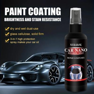 High Protection Fast Coated Car Nano Spray with Towel Eco-friendly Ultra-hydrophobic Effective Scratch Repairing Car Coating Spray