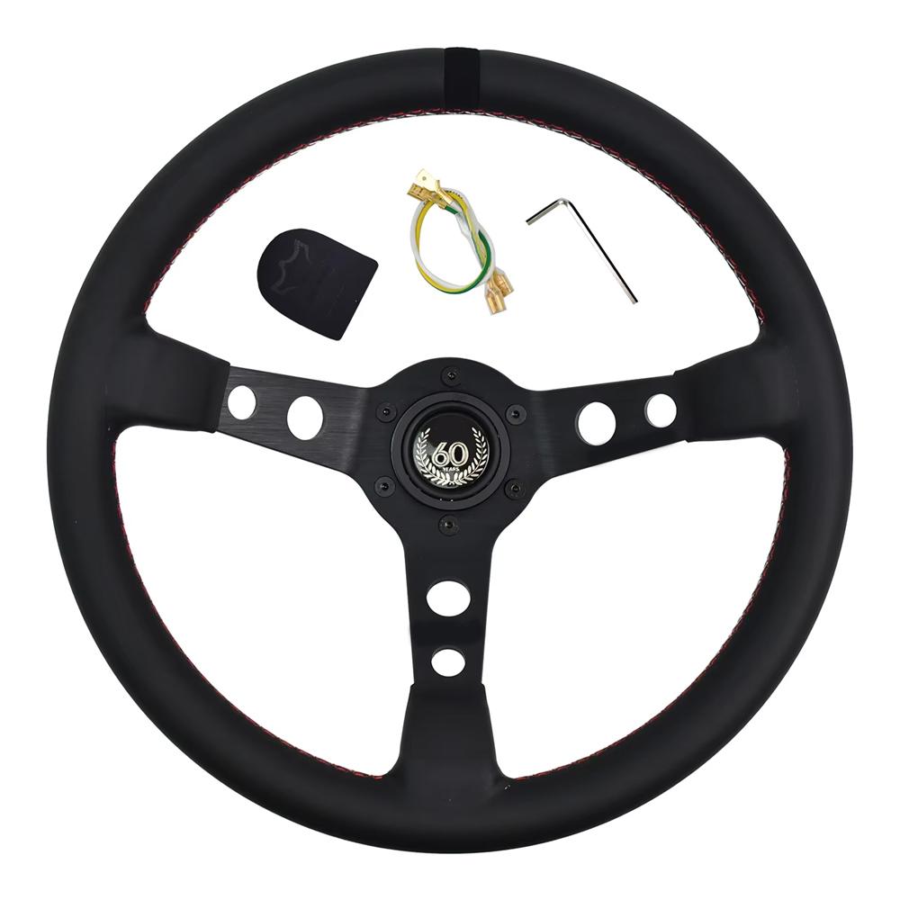 Italy Style 14 inch 60th Anniversary Steering Wheel MOD. 07 ANNIVERSARIO Sports Steering Wheel For Drift Simulation Game