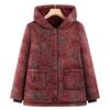 Winter Padded Jacket Hooded Padded Jacket Women's Jacket Piled and Thickened Old Lady Winter Padded Jacket