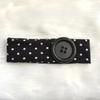 Y2K Subculture Large button polka dot headband photography dressing yoga Going out on the Street INS decoration accessories