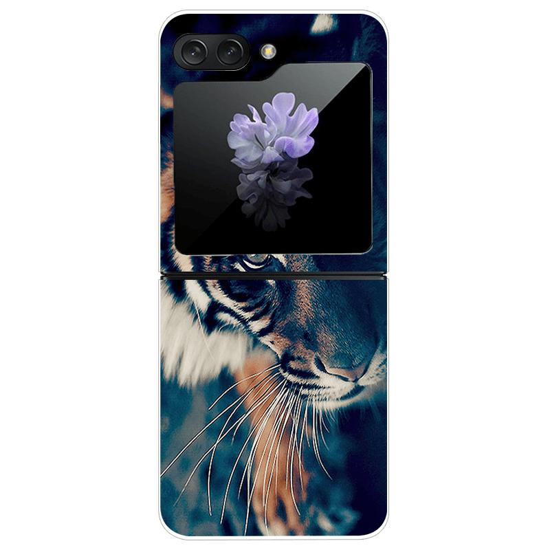 Clear Phone Case For Samsung Galaxy Z Flip7 Fashion Hard PC Silicone Cover For Galaxy Z Flip 7 5G ZFlip7 Transparent Protector