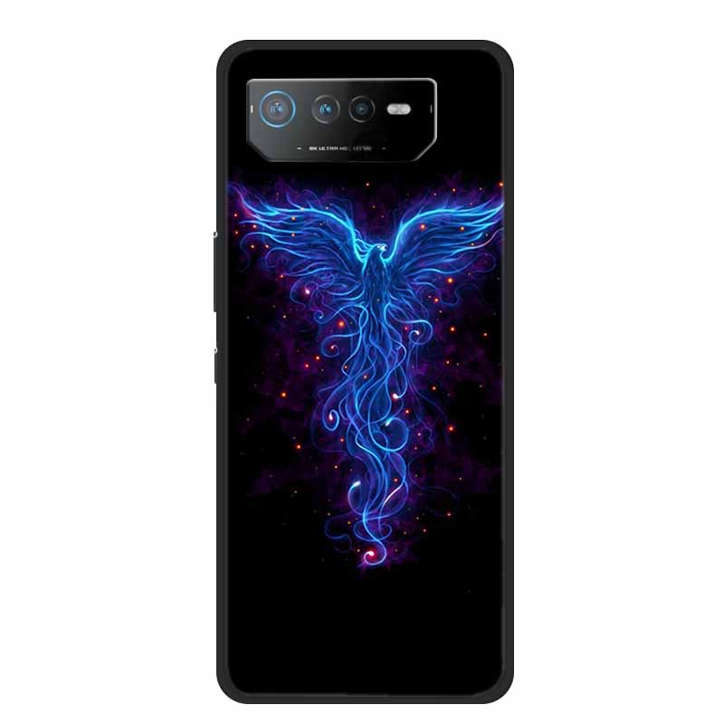 Phone Case For Asus ROG Phone 6D Ultimate Back Cover Case Black TPU Silicone Soft Coque For Asus ROG Phone 6 Pro Case Phone6 Pro