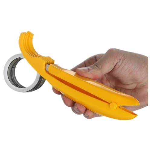 HJ Banana Cutter, Fruit Slicer, Banana Splitter, Fruit Cutter, Kitchen Tool (Set of 1)