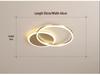Nordic Modern LED Ceiling Lamp - Creative Round Design for Living Room, Study, Bedroom