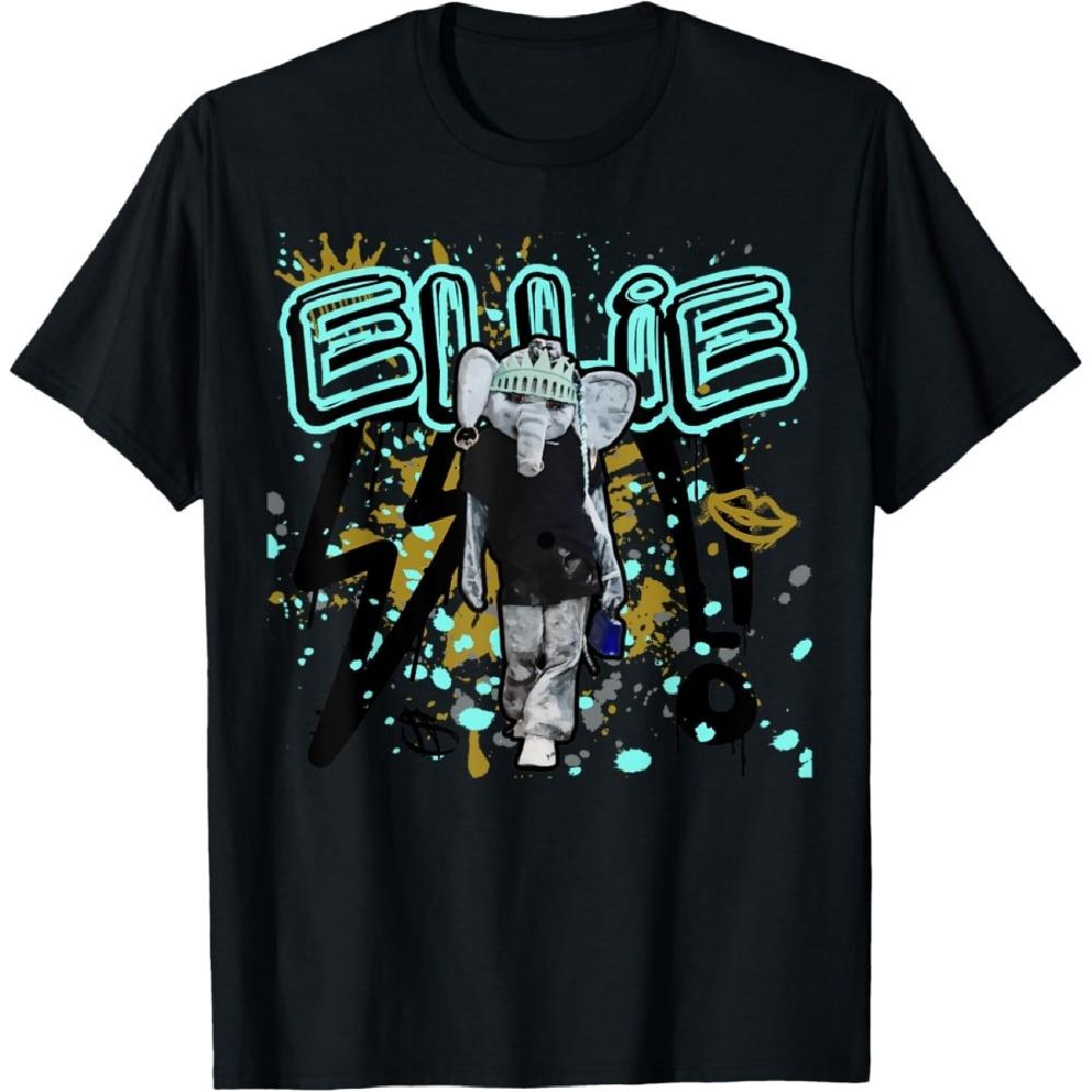 

Big Ellie Liberty NY Mascot Graffiti V2 T-Shirt XXXXXL чорний