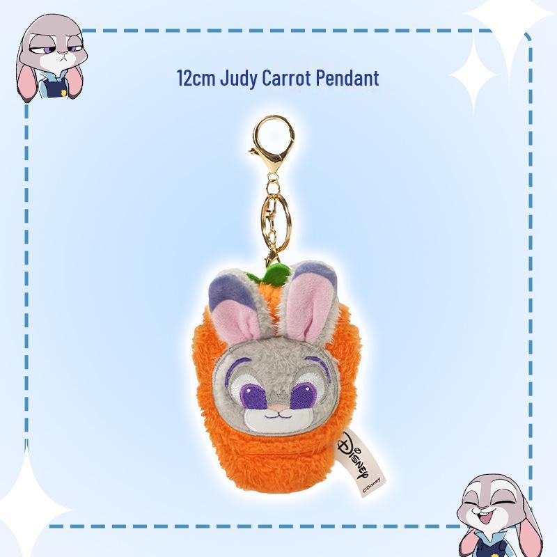 

Disney Zootopia Judy Plush Keychain Charm Backpack Pendant for Girls With official holographic anti-counterfeit mark
