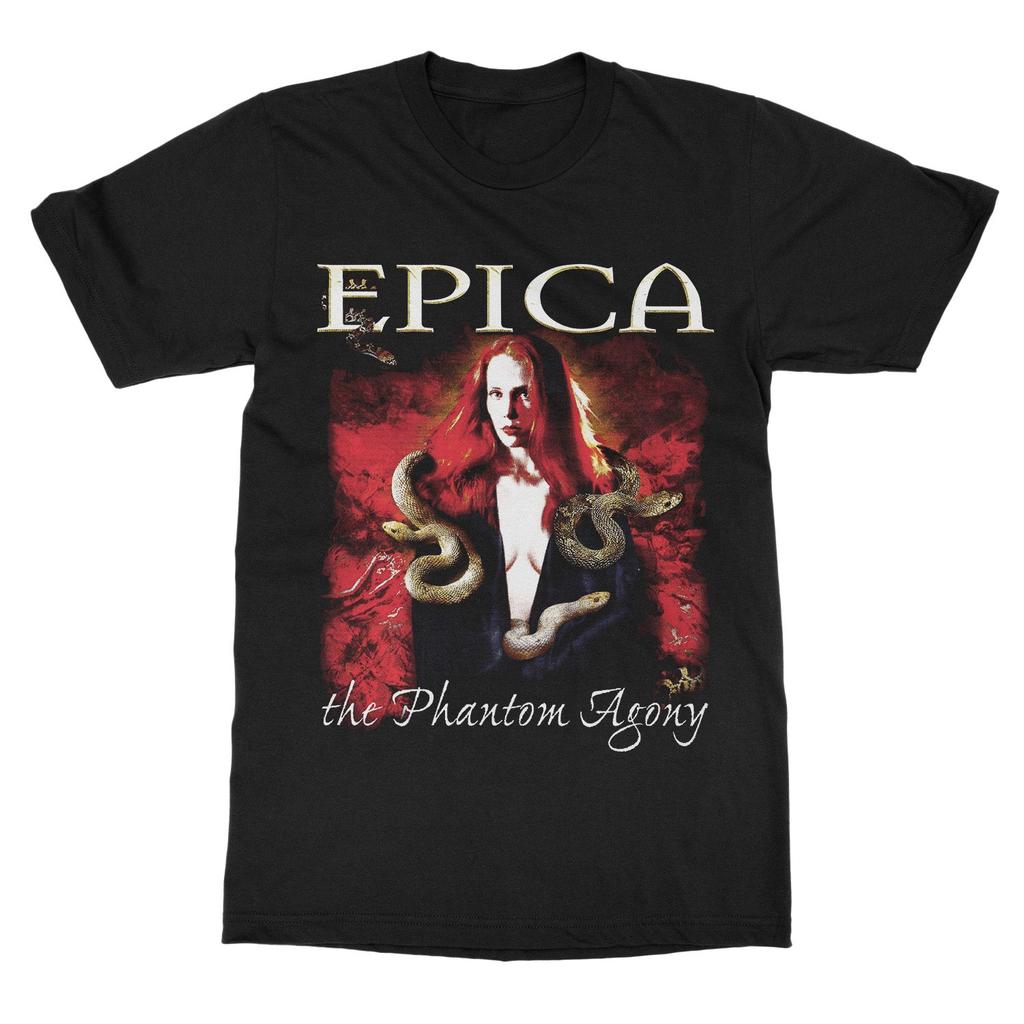 Epica  ARCANA Band TShirt  Cotton Graphic Tee Unisex Women Summer Streetwear Top