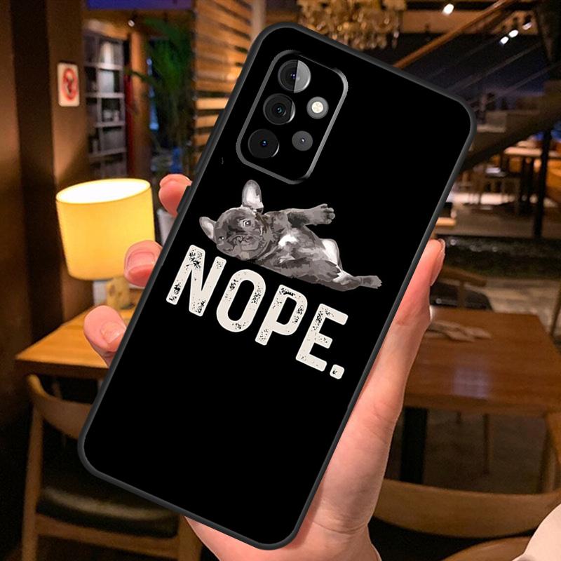 French Bulldog Dog Phone Case For Samsung A51 A71 A50 A70 A13 A23 A33 A53 A12 A22 A32 A42 A52 A54 A34 A14 Cover