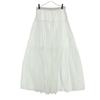 Beauty Products Maxi Length Flare Skirt M White Women Used