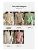 Elegant Autumn/Winter 100% Wool Slimming Pullover Sweater with Round Neck and Long Sleeves for Women