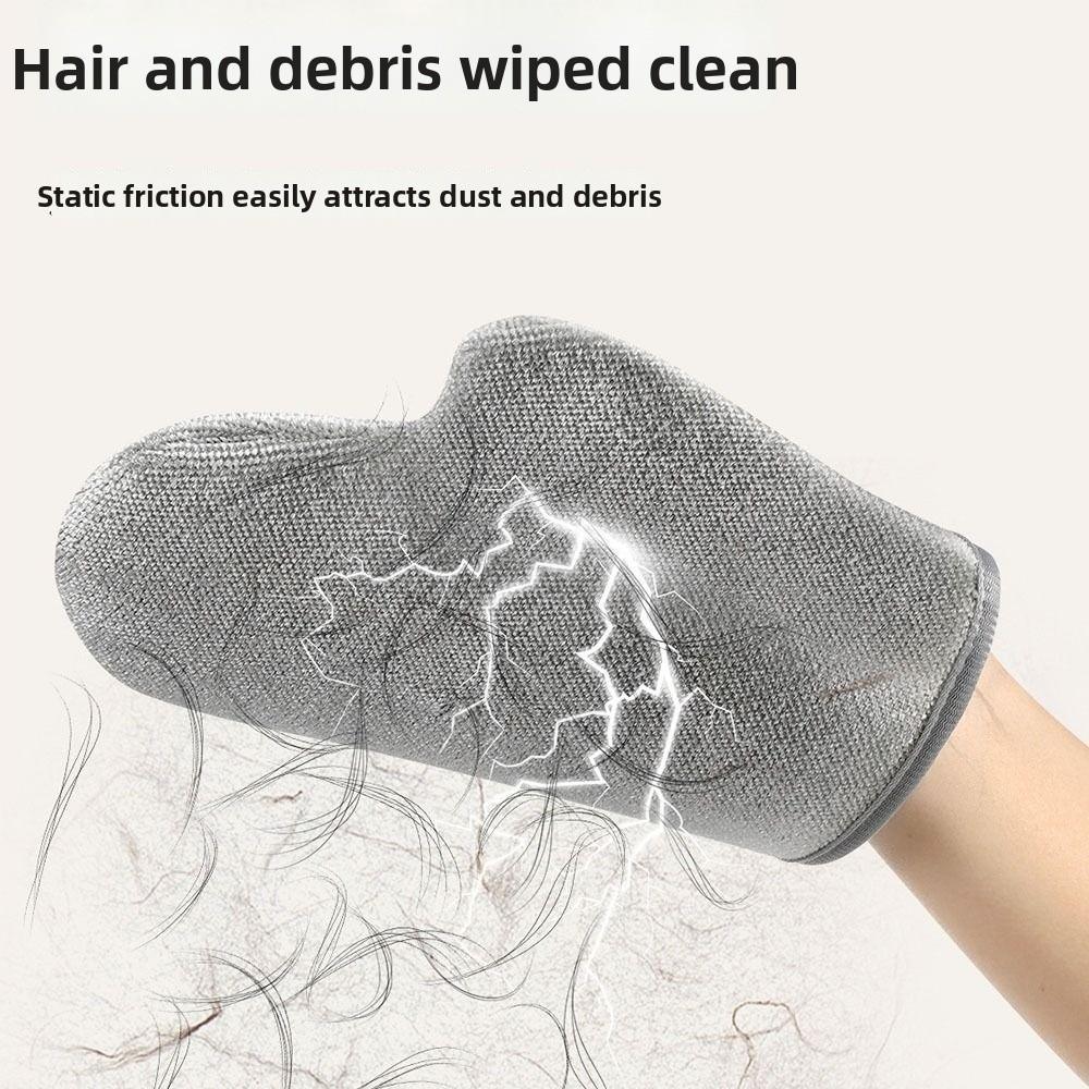 Double-Sided Static Removal Gloves Washable Lint Remover Glove for Sofa Carpet Clothes