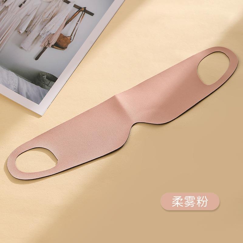 

Hot-selling Light and Seamless Sleep Blindfold Sleeping Shading One-piece Ear-hanging Blindfold рожевий
