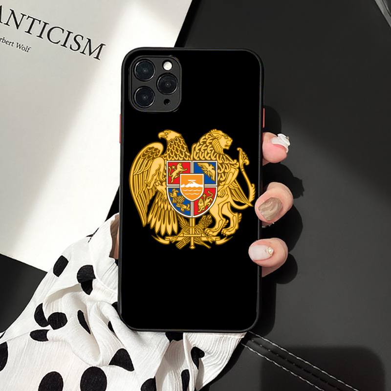 Armenia Armenians Flag Phone Case for iPhone 11 12 13 Mini Pro XS MAX 8 7 6 6S Plus X 5S SE 2020 XR Case