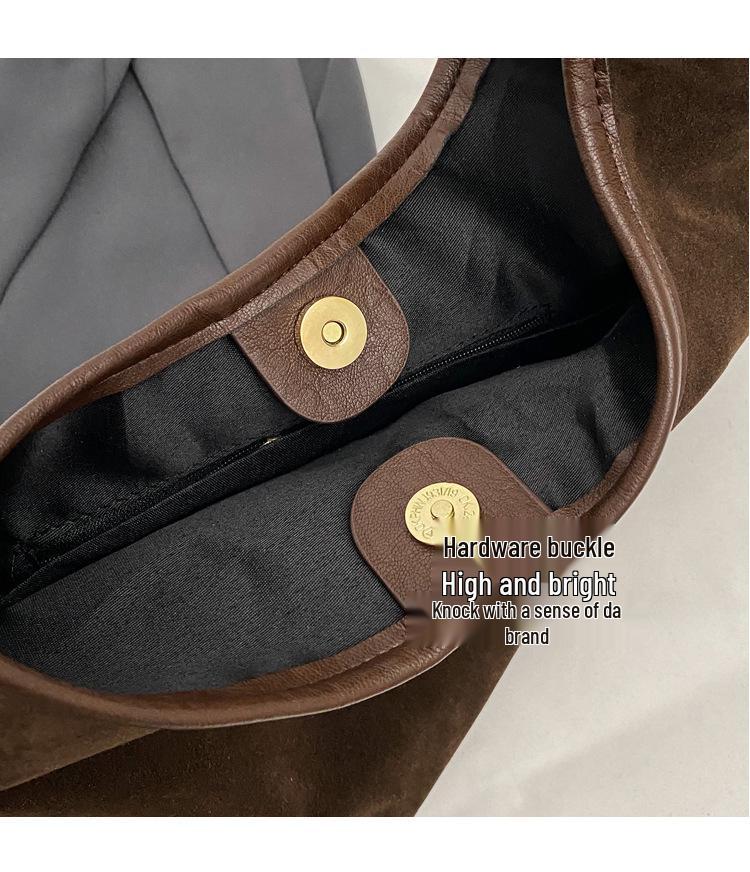 Geantă Tote de Umăr Retro Mată de Mare Capacitate pentru Femei - Moda Toamnă 2023