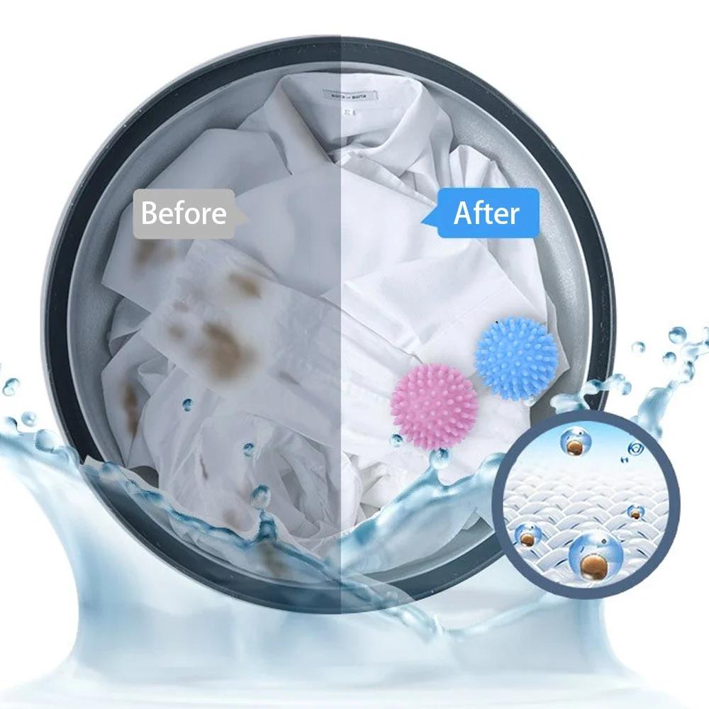 4/1Pcs Magic Laundry Balls For Washing Machine Reusable Anti-Winding Drying Fabric Softener Ball Household Laundry Cleaning Tool
