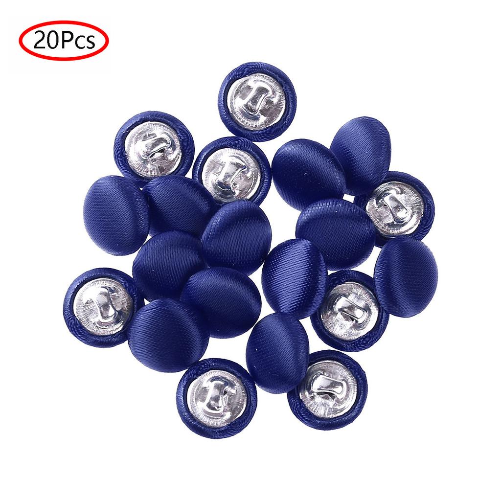 20Pcs/Lot Satin Covered Button Wedding Dress Coat Windbreaker Button DIY Accessories