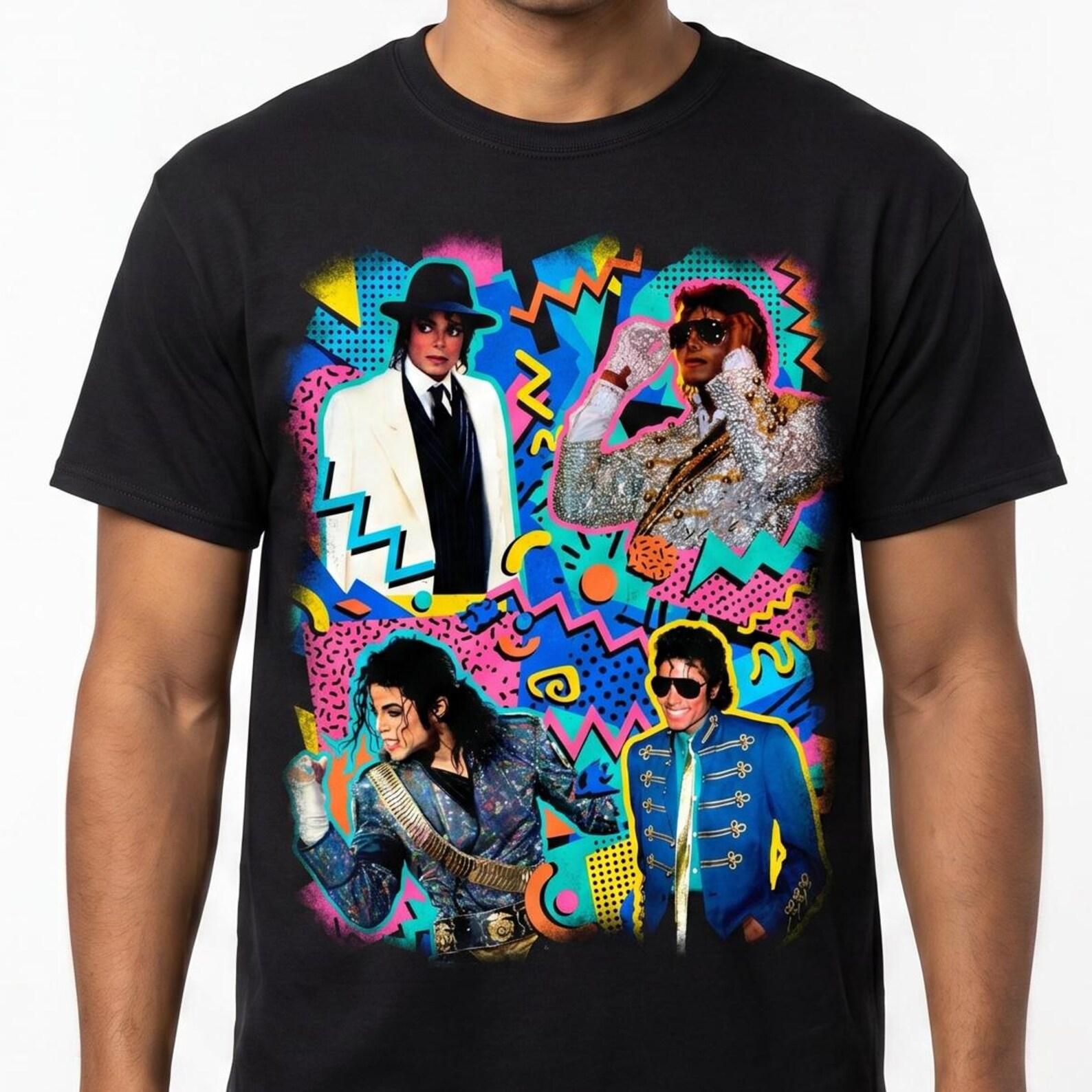 Michael Jackson Pop Art Tee | Retro 80s 90s Music Unisex Shirt 3XL