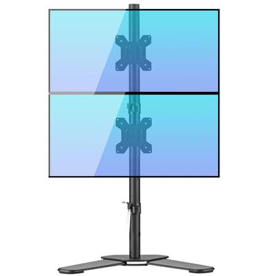 Rameno monitoru Bracwiser pro dva monitory, horní a dolní, kompatibilní s LCD monitorem pro 2 počítače, nosnost 10 kg, standard VESA ML7802.