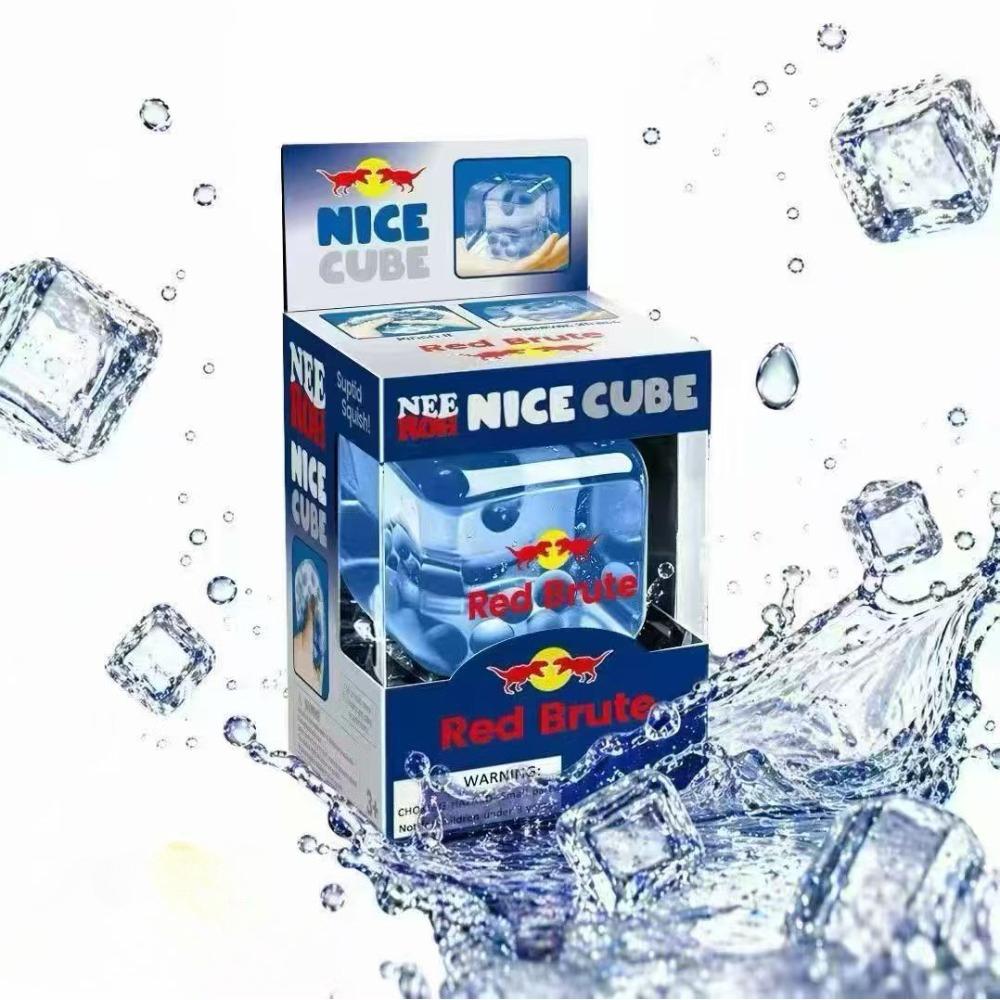 Needoh Cubo Sensoriale Nice, Strumento Fidget Antistress per Ansia e Concentrazione, Cubo Sensoriale da Scrivania per Adulti e Bambini