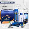 Park Avenue Good Morning Grooming Kit 7-in-1 Shaving Set for Men with Travel Pouch and Gift Hamper for Dad