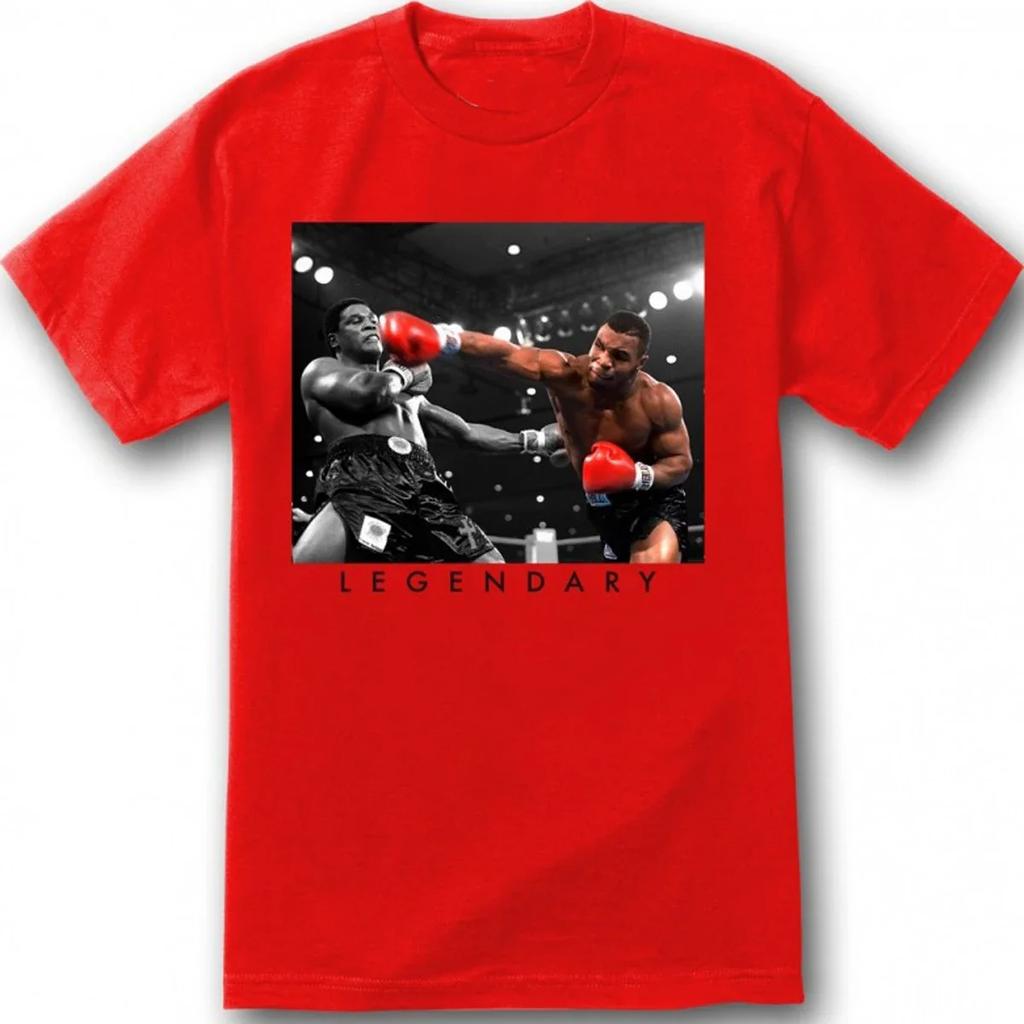 Mike Streetwear Fashion Vintage Boxing Legendary Tyson Boxing Fan T-Shirt. Summer Cotton Short Sleeve O-Neck Mens New S-5xl