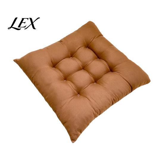 Car Seat Comfort Cushion Square Chair with Ties, Ultra Soft Office Cushion, 15.75"x15.75" Breathable Pad for Home Work All Seasons