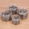 50/100Pcs Sturdy Metal Binder Ring Assorted Sizes Book Binder Hoops Loose Leaf Ring  Office Supplies