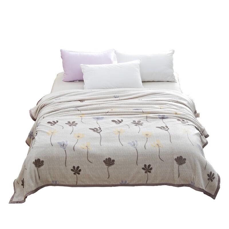 Hengyuanxiang Gardenia Blossom Flannel Blanket