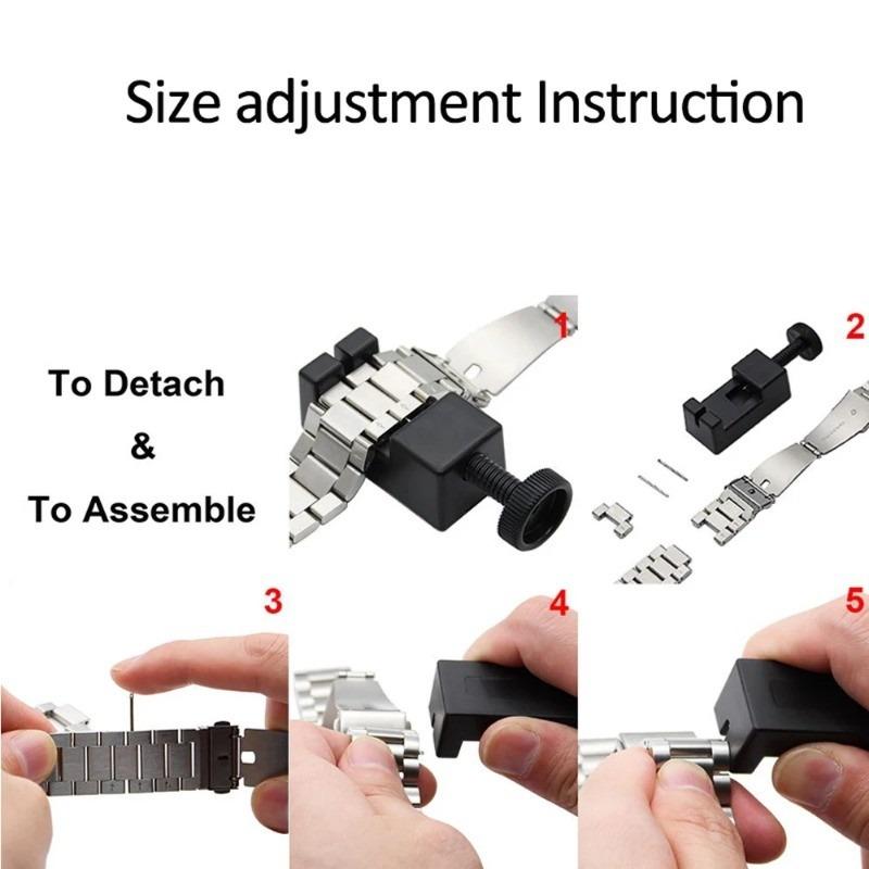 22mm 20mm Metal Band for Samsung Galaxy Watch 7 6 5 4 40mm 44mm 46mm 5Pro 45mm Stainless Steel Strap for Amazfit Bip Huawei GT4.