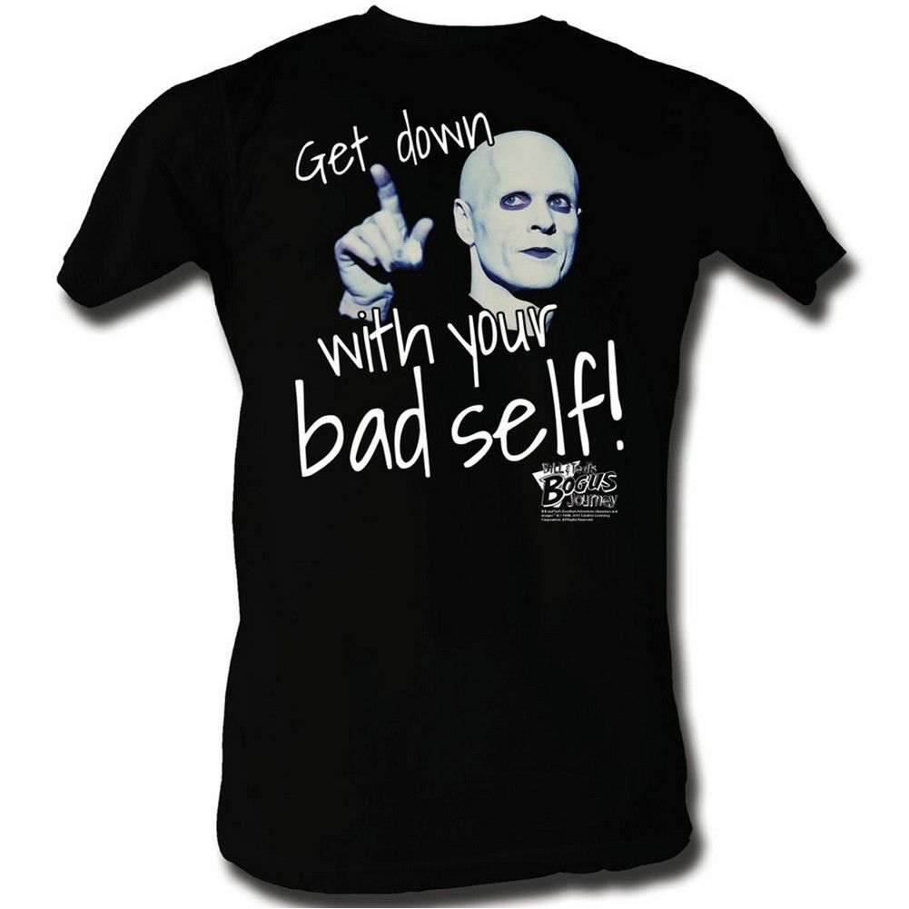 Bill and Ted Get Down Black Adult T-Shirt S