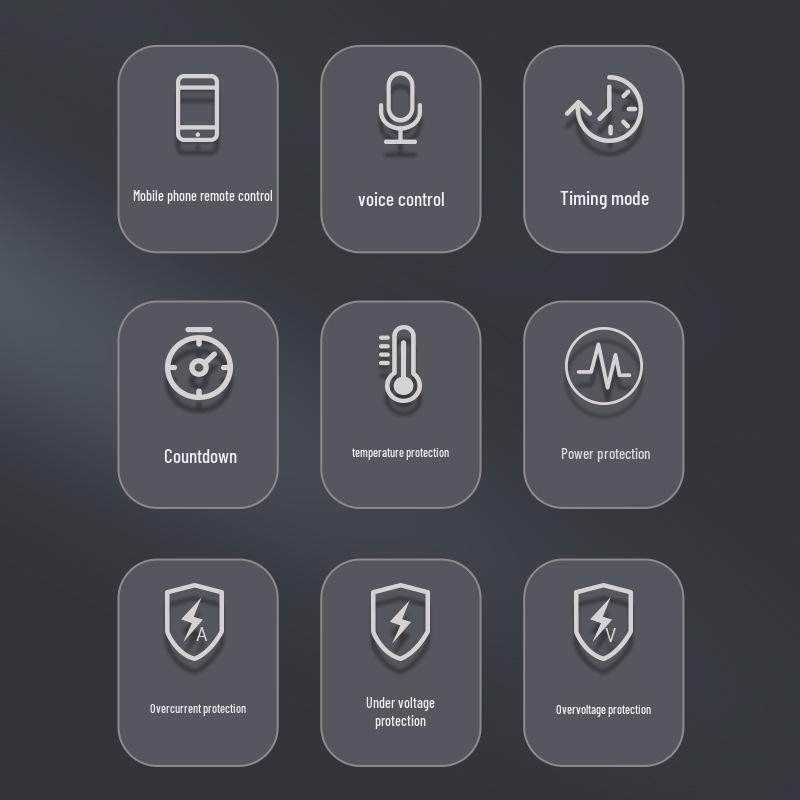 ZigBee Tuya Smart Circuit Breaker with APP Control, Timing, Metering, Overcurrent/Overvoltage Protection, and Alarm Air Switch