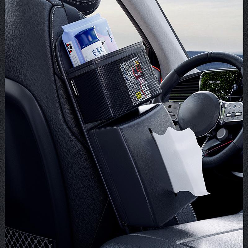 Car Seat Storage Box Car Seat Hanging Storage Bag Multifunctional Car Seat Side Storage Bag Hold Tissues Mobile Phones Key