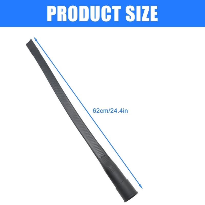 Vacuum Extension Nozzle 62cm Flexible Crevice Attachments Extendable 62cm Vacuum Crevice Tool for Home & Auto Cleaning