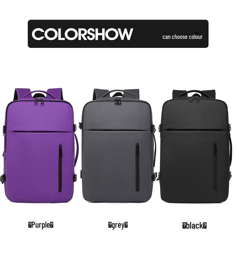 Large Capacity Multifunctional Laptop Backpack with USB Port - Unisex Travel and School Bag