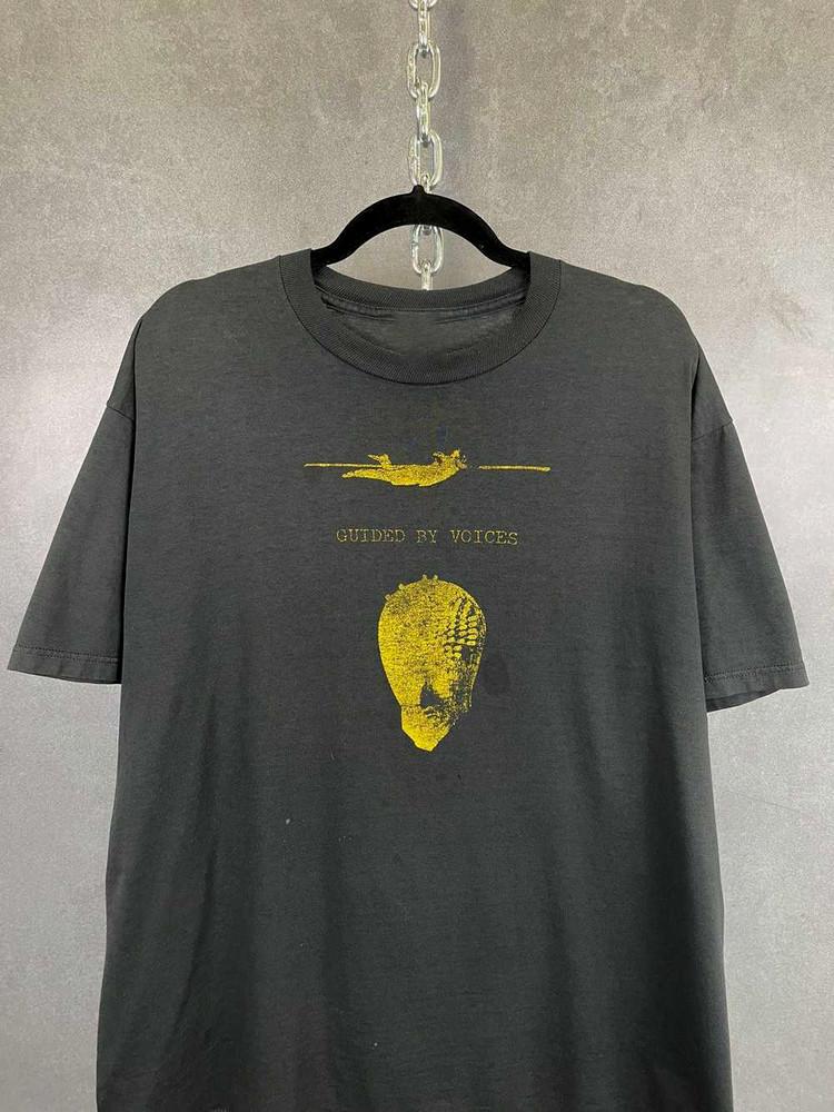 Band Rare Guided By Voices black Tour Unisex Cotton T-Shirt MC445 Unisex T-Shirt L