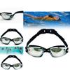 Waterproof Adult Swimming Glasses With Electroplated Clear Lenses And Silicone Strap