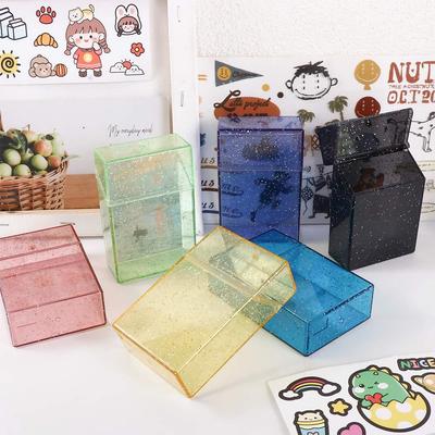 Holder Transparent Photo Cards Album Photocard Holder Photo Storage Box Idol Postcards Storage Box