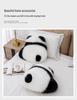 Nordic Wool Panda Hugging Pillow – Bedside Cushion & Sofa Lumbar Support