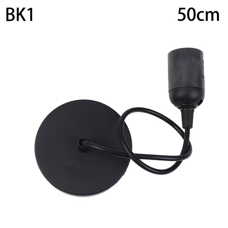 E27 Hängelampenfassung mit 0,5/0,8/1/1,2/1,5/2M Hängekabel Deckenlampensockel für Haushaltshänge-Pendelleuchte Kronleuchter