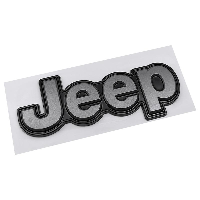 15.8CM ABS Auto Side Body Trunk Emblem Badge Sticker for Jeep Wrangler Grand Cherokee Compass Renegade Patriot Rubicon Liberty