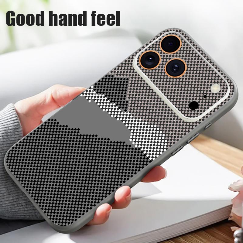 Luxury Cloth Texture Case For iPhone 17 Pro Max iPhone 16 15 14 13 Pro Max Magnetic For Magsafe Hybrid TPU+PC Matte Cover