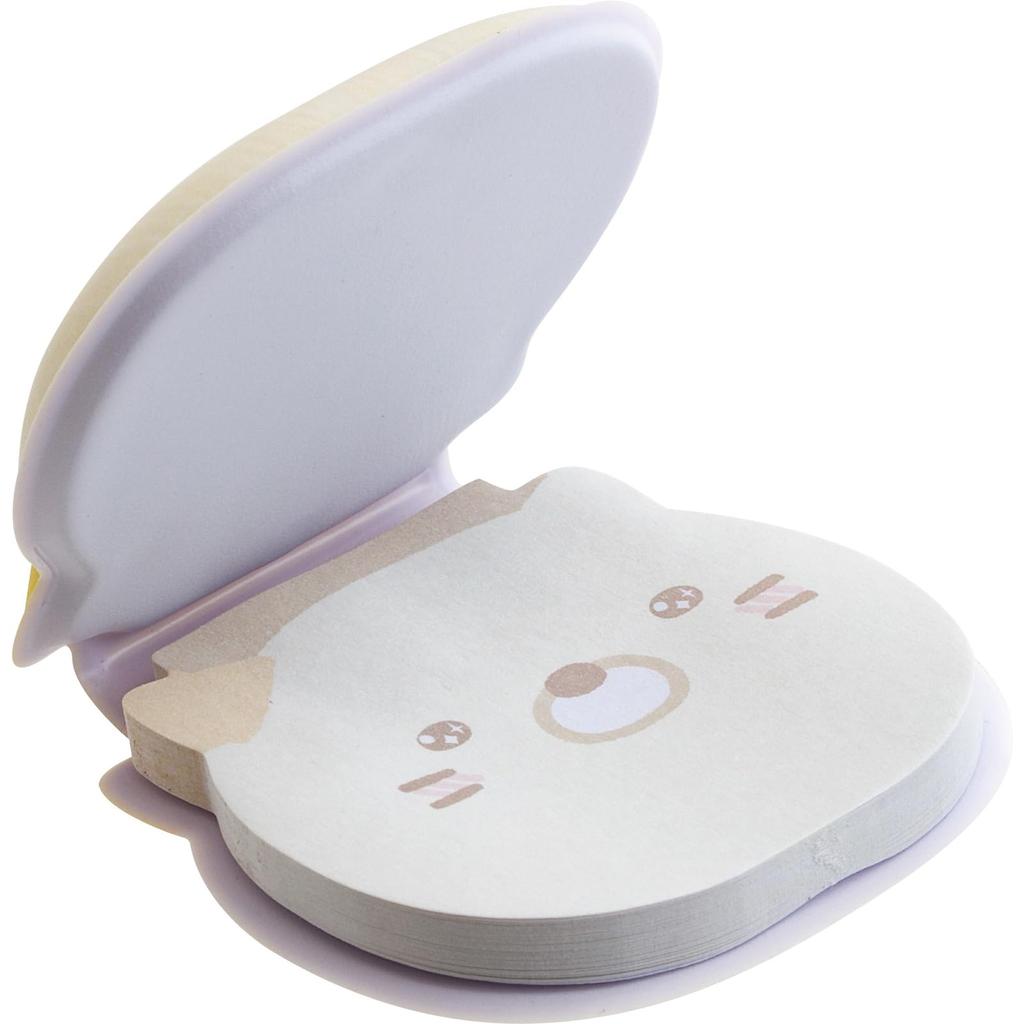 Sumikkogurashi Plump Face Sticky H50 x W60 x D10mm San-X Notes, Cat, MH28803,