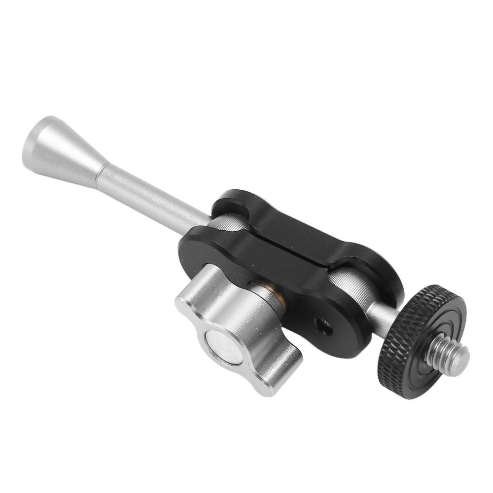 with 1/4 Inch 20 Threaded Screw Adapter Camera Extension Mount Bar  for Live Microphone
