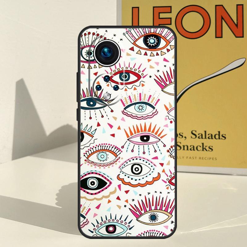 Lucky Eye Blue Evil Eye Print Case For Honor X8a X8b X9b X9a X8 X9 X9c 50 70 90 Lite Honor 200 Lite Magic 5 6 7 Pro Cover