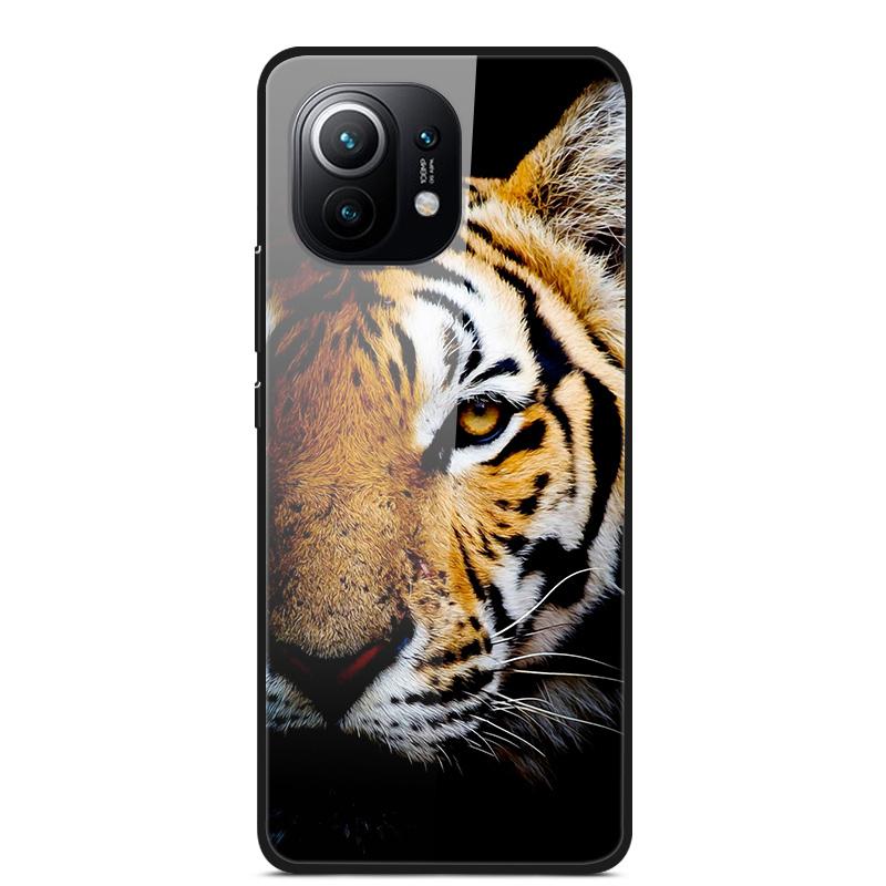 Luxury Cover Case for Xiaomi mi 11 Tempered Glass Cover for Xiaomi mi 11 Lite 5G NE Phone Case for Xiaomi Mi 11 mi11 Lite Coque